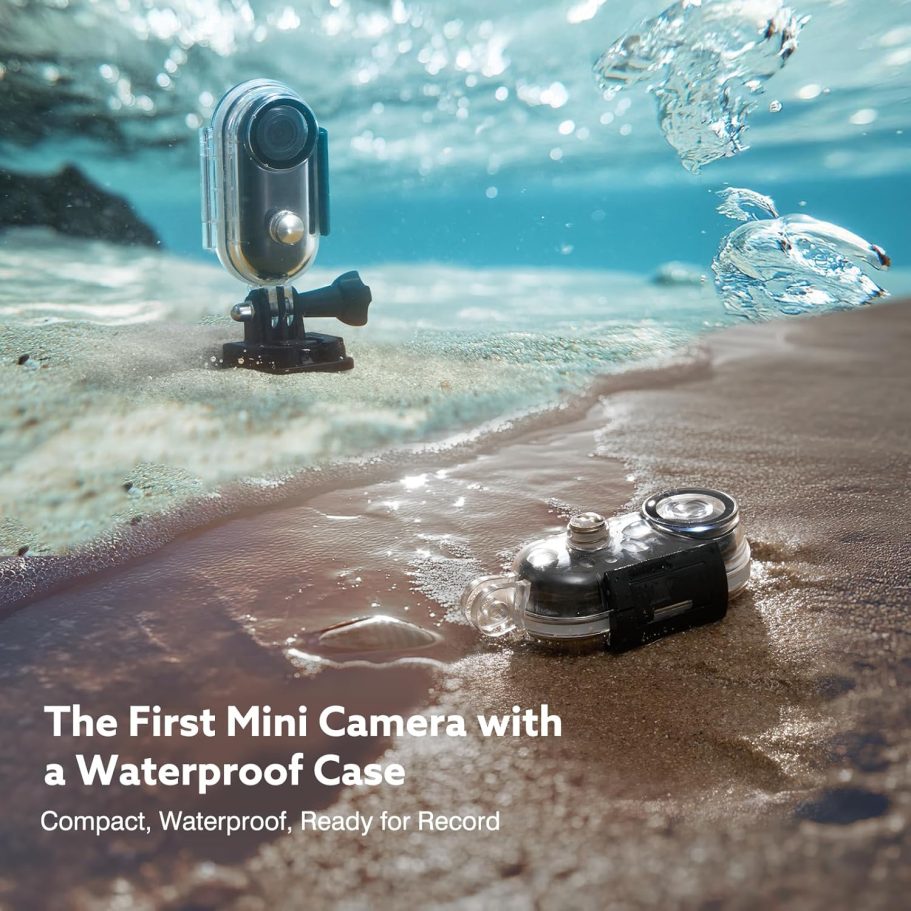 Z10 2K Action Camera, 128GB Wearable Sports Camera with Waterproof Case, Magnetic Clip, and Quick-Mount Accessories, Small Body Cam for Cycling, Diving, Travel, and Outdoor Adventures - Image 5